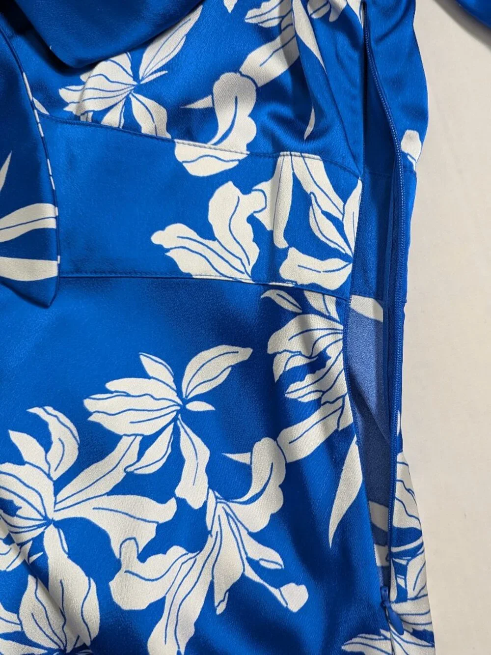 ALEXIS x Target Blue Floral Tie-Front High-Low Dress Size M - Picture 16 of 16